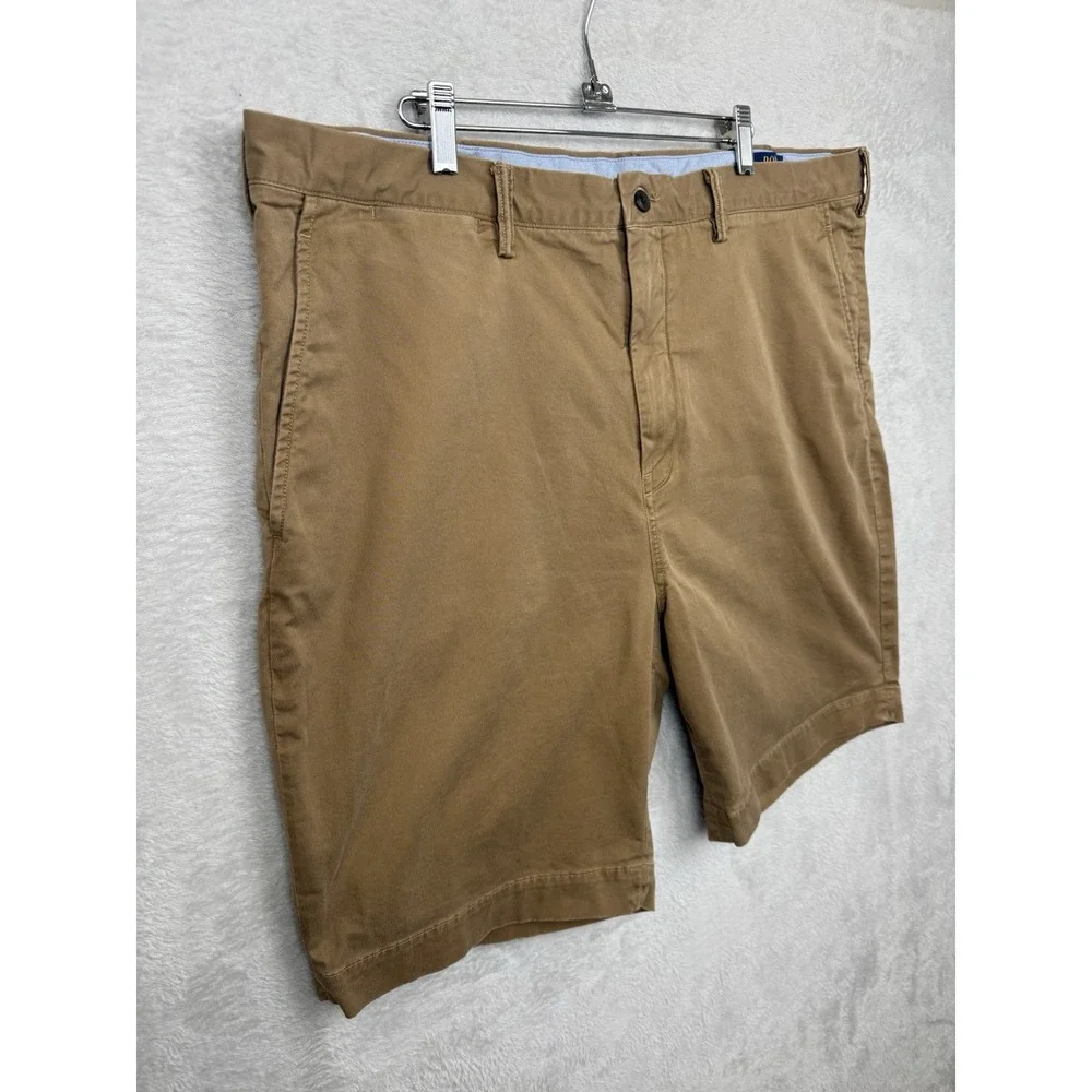 Polo Ralph Lauren Stretch Classic Fit Chino Shorts Men's 42 Khaki Preppy Golf